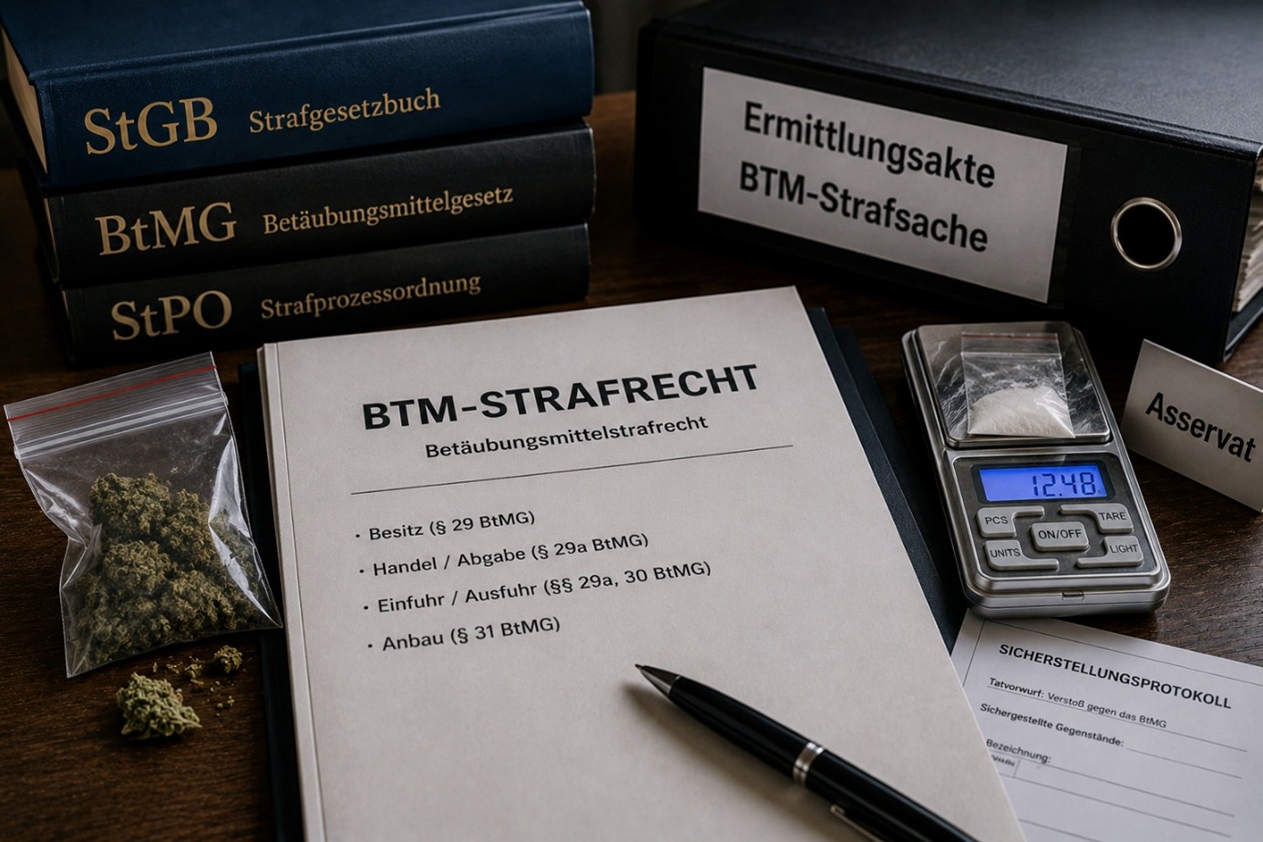 BtM-Strafrecht im Ermittlungsverfahren – Vorwurf wegen Besitz, Handel oder Einfuhr von Betäubungsmitteln